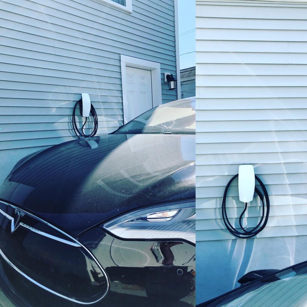 Home Installation of Tesla EV Charger
